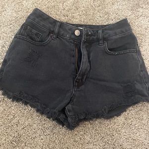 Black pacsun jean shorts